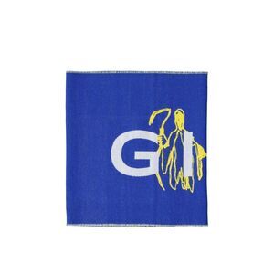 Givenchy Blue Silk Men's Scarf
